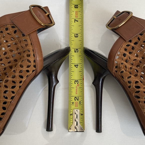 Roger Vivier Epin’ Elle Filoche Leather High Heels Size 38 - Picture 13 of 16